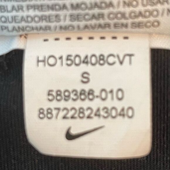 Nike Pro 365 Training Core High Compression Cropped Leggings Black Capri S - Picture 8 of 8